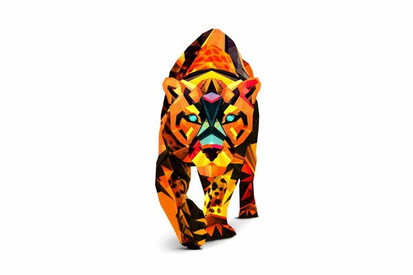 Graphique couleur de la robe du tigre