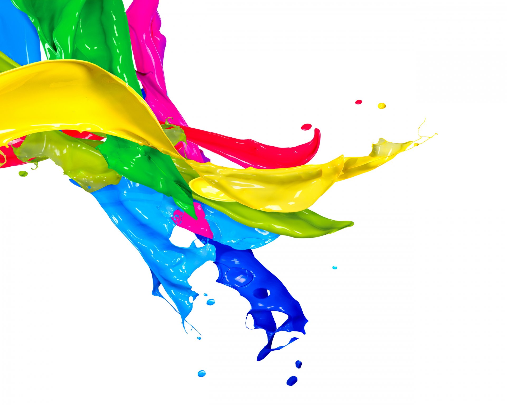 paint splash colors design spray drop