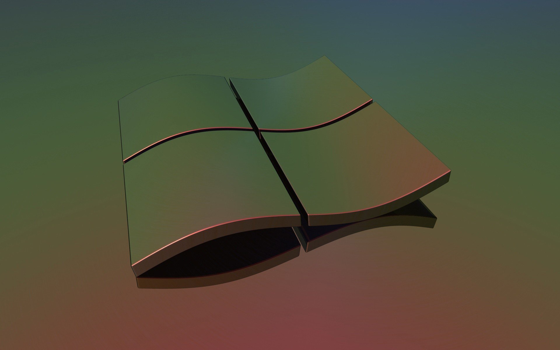 windows wallpaper computer operating system 3d logo emblem relief volume