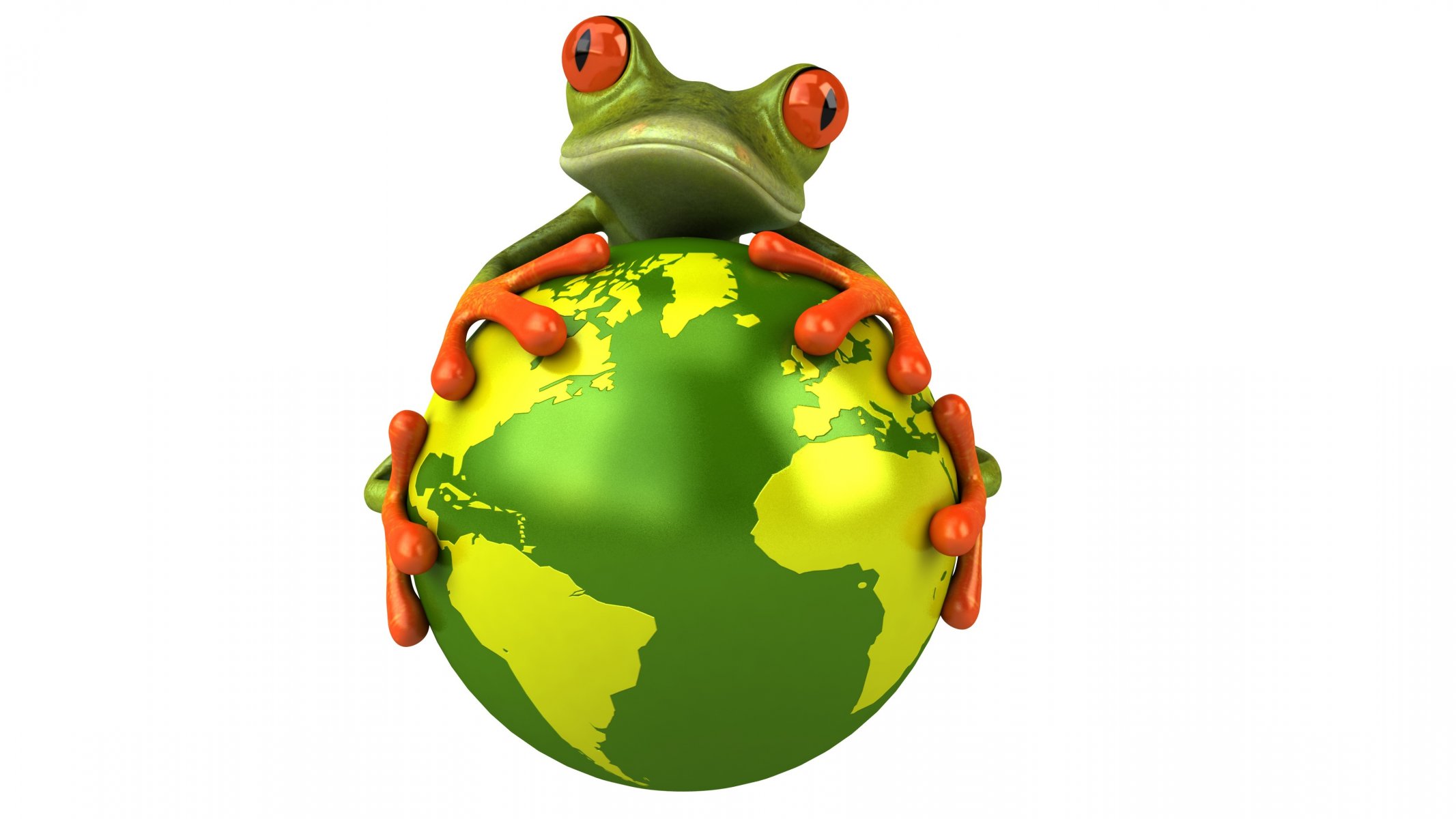 free frog 3d frog graphics planet view eye