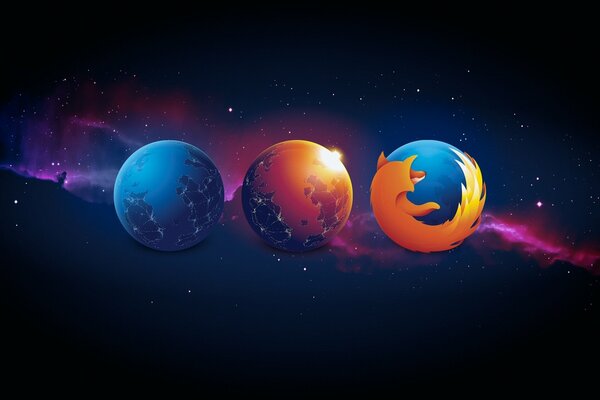 Dwie planety i trzecia planeta mozilla firefox