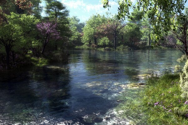 A quiet place for fishing