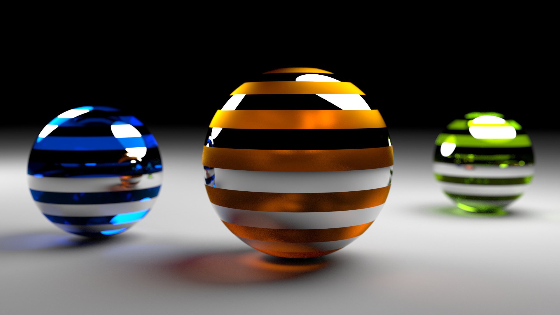 bolas 3d renderizado