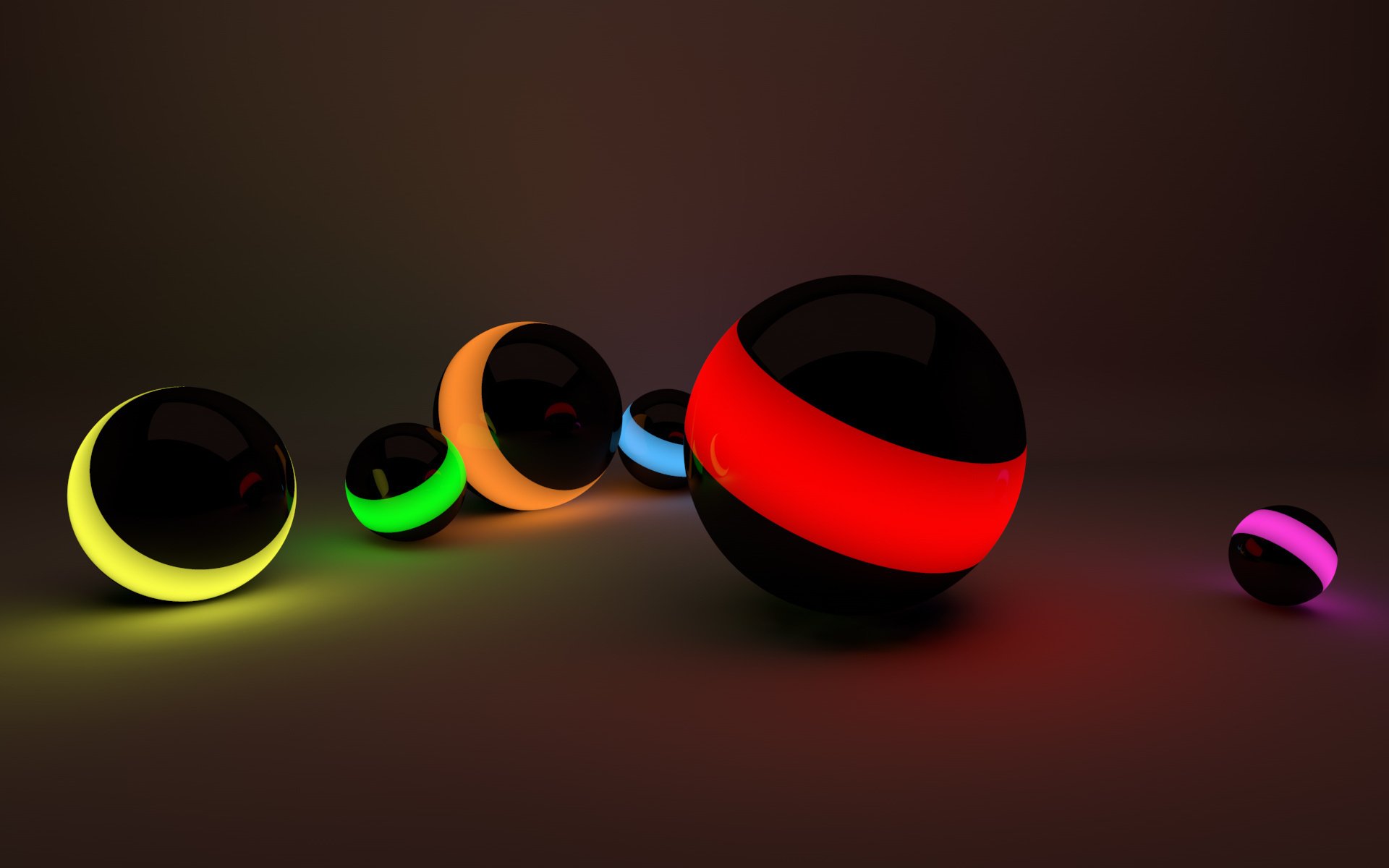 rendering balls light