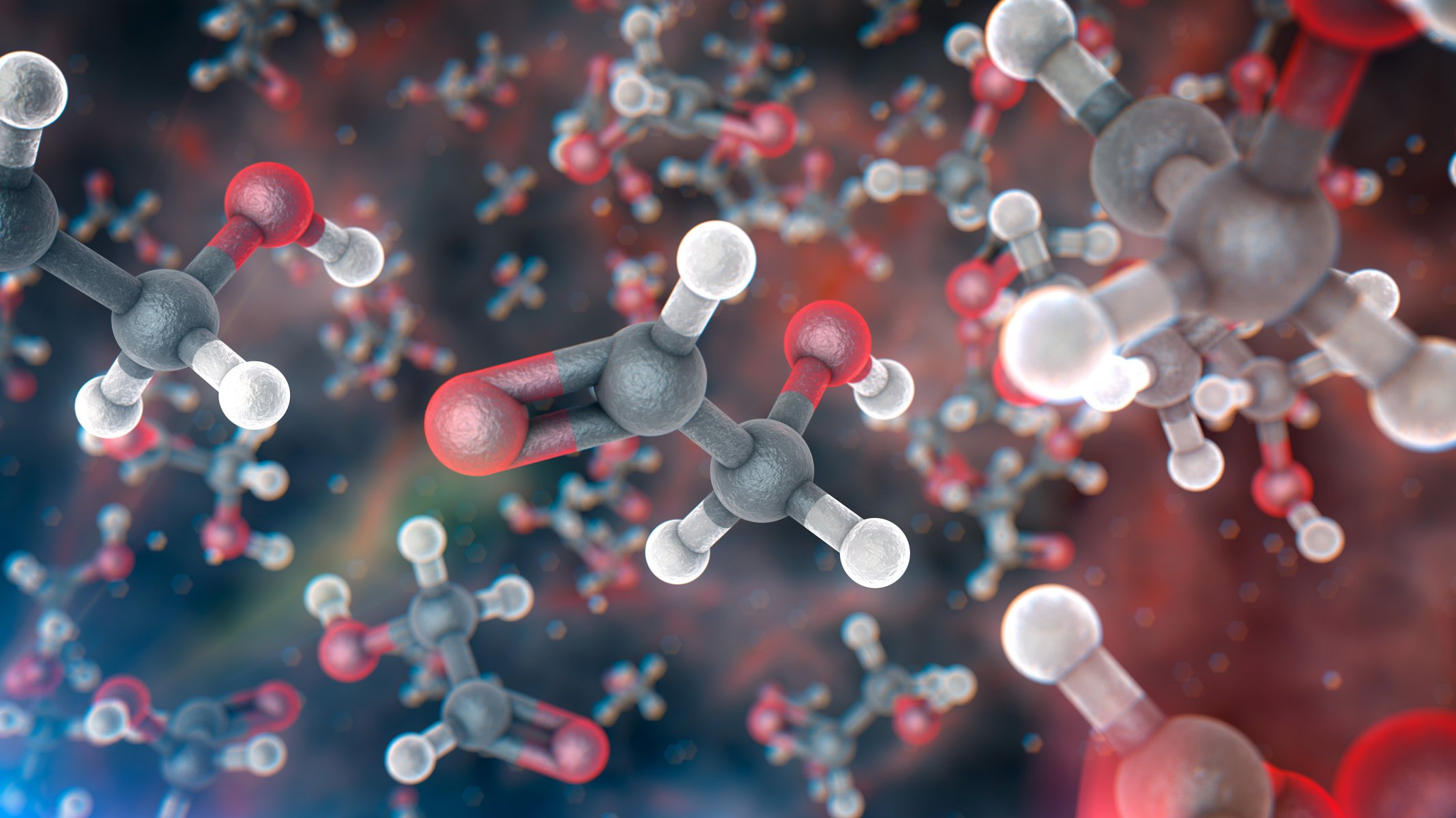 glycolaldehyde 3d model molecule