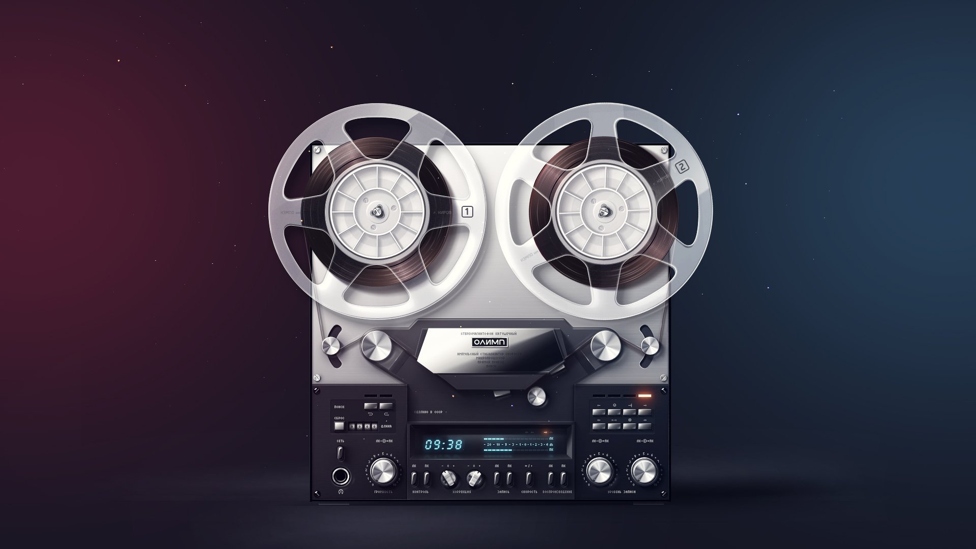 olympus registratore a nastro stereo retro bobine pellicola pulsanti di rendering