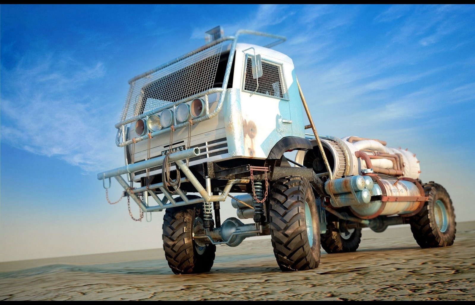 kamaz mostro 3d