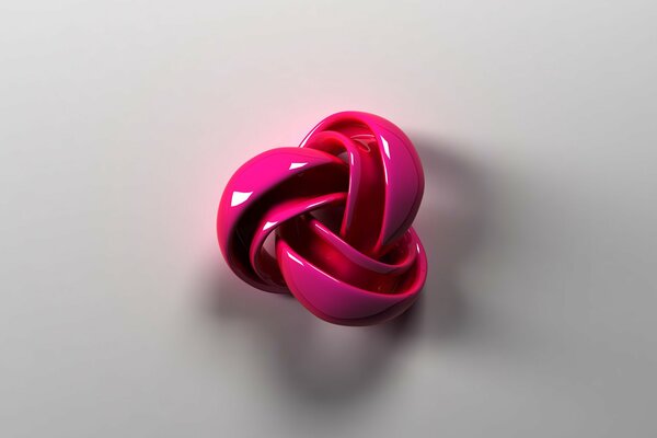 Nodo in 3D a forma di cuore