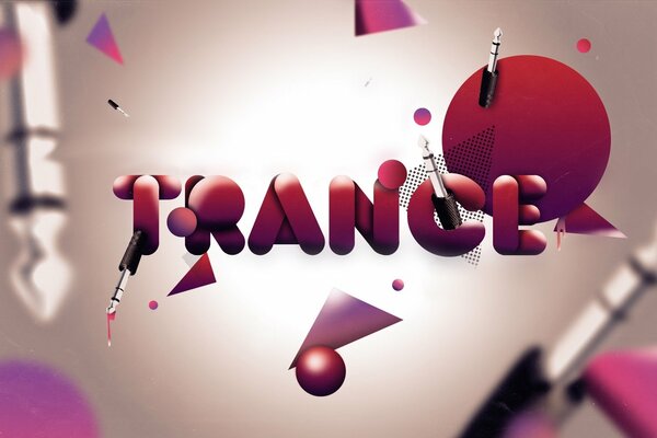 Iscrizione trance in stile astratto