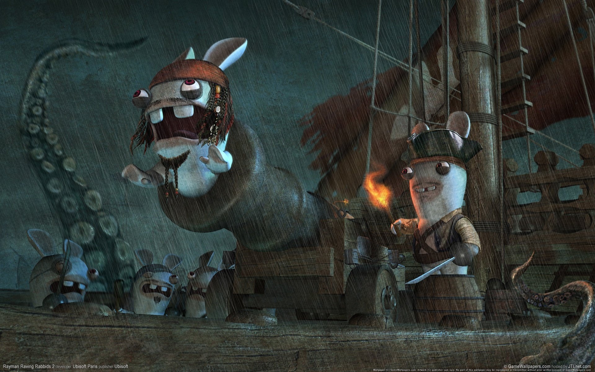 les lapins sparrow pirates humour