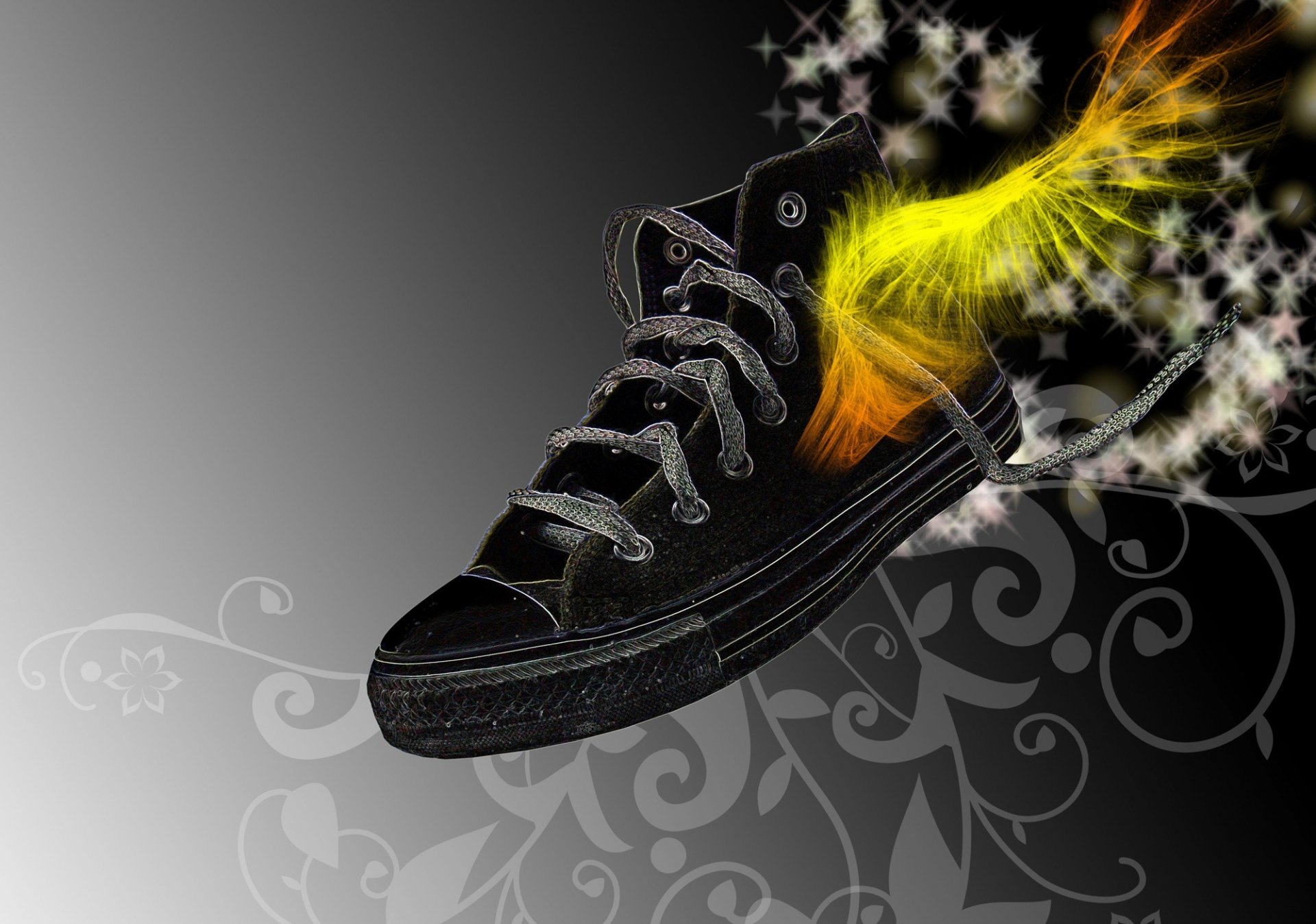 fiction style shoes picture wallpaper