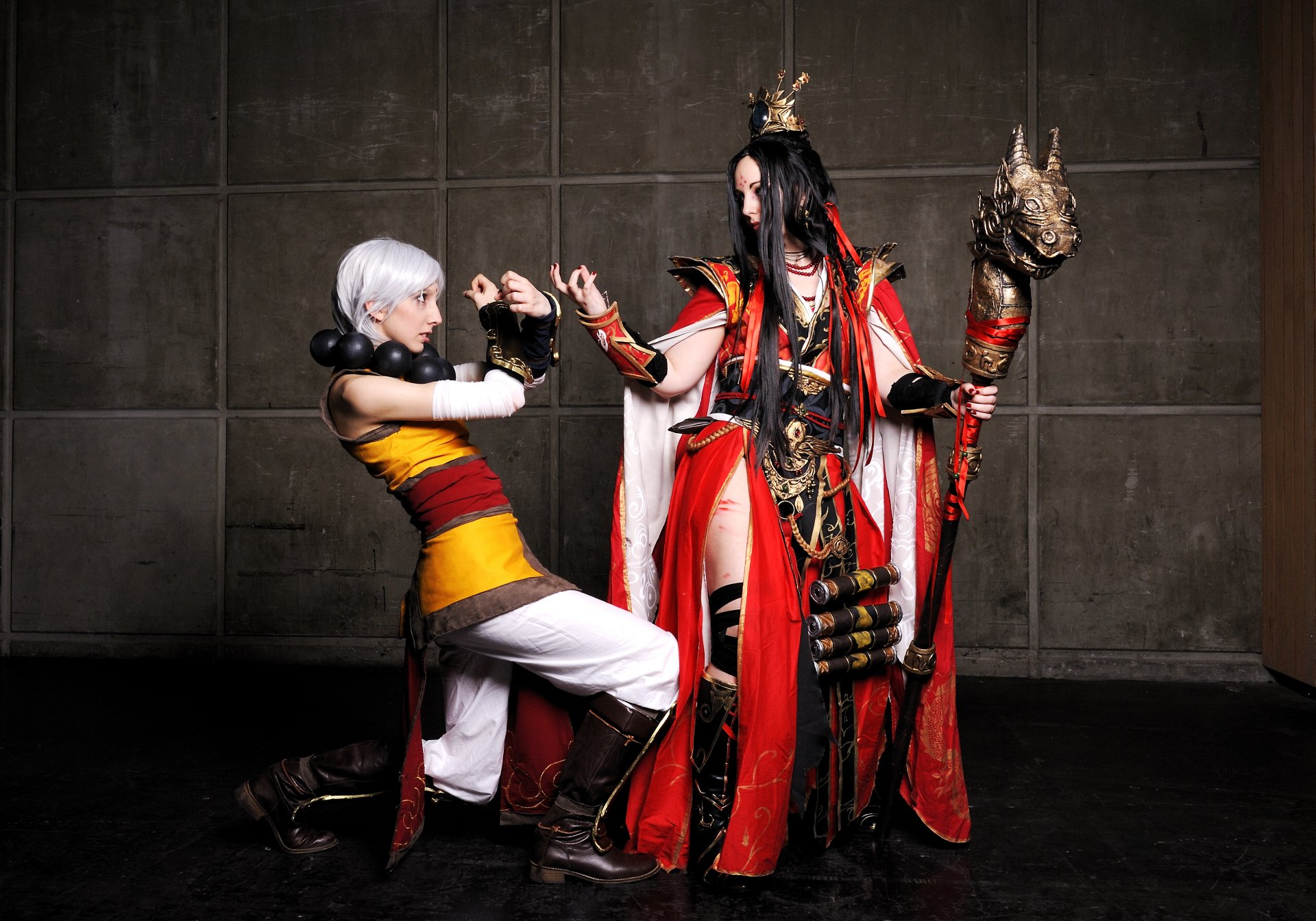 diablo mönch meister mädchen cosplay