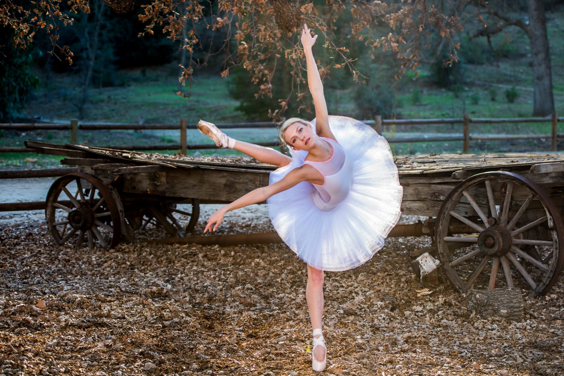 chica bailarina pose