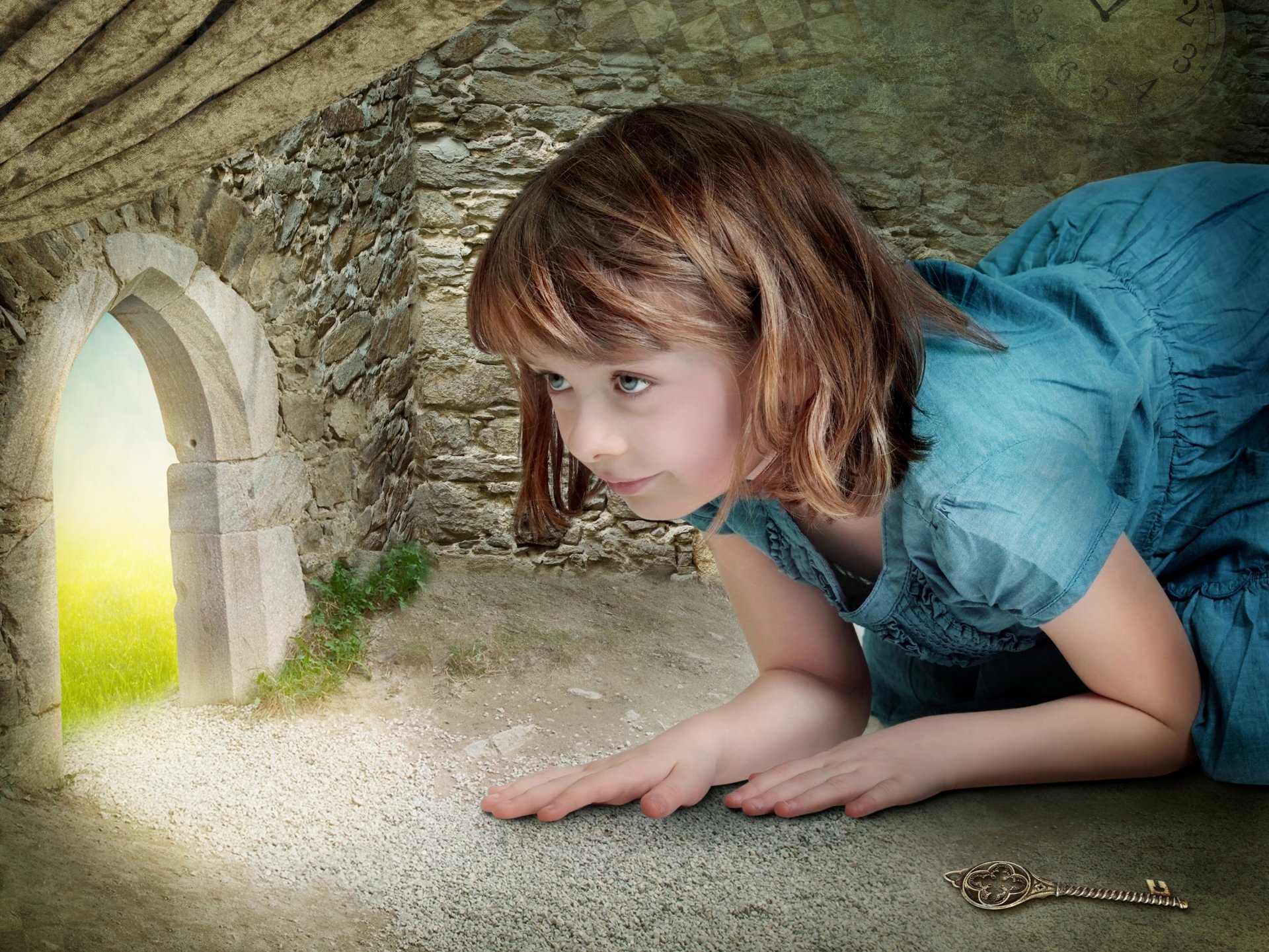 la petite fille alice la clé