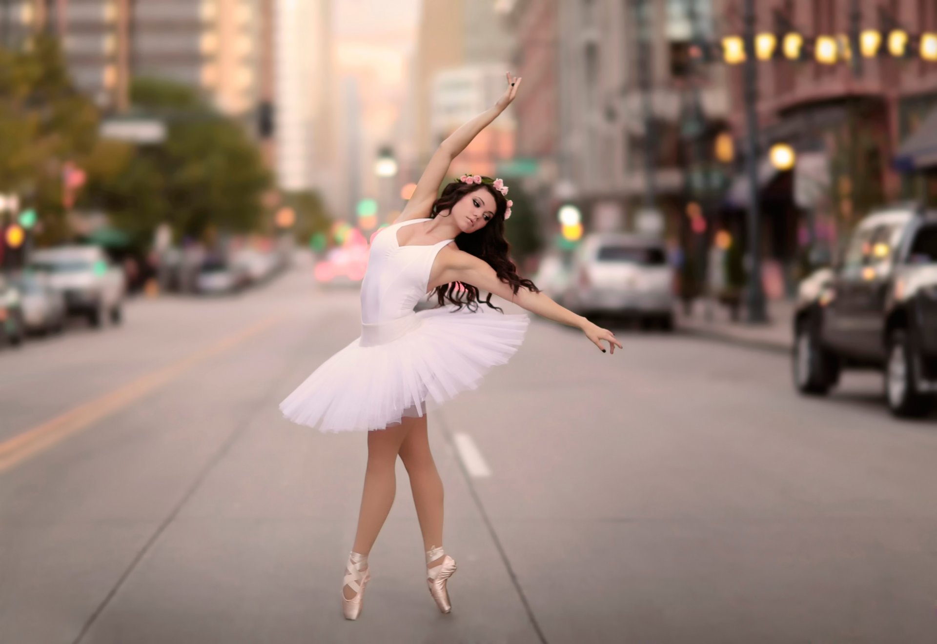 un danseur de ballet la rue la ville la danse la grâce