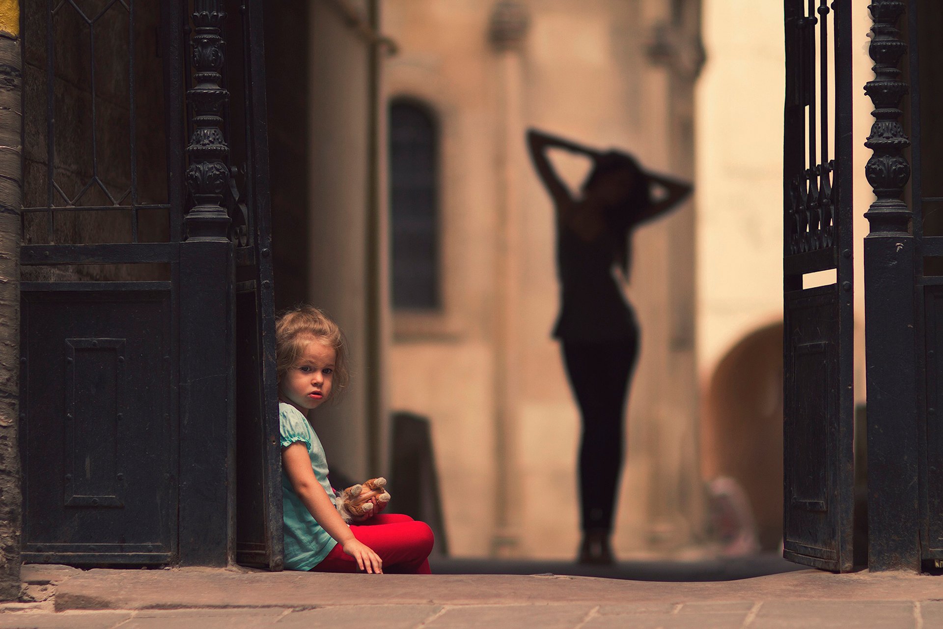 sogni ragazza giocattolo ragazza figura silhouette