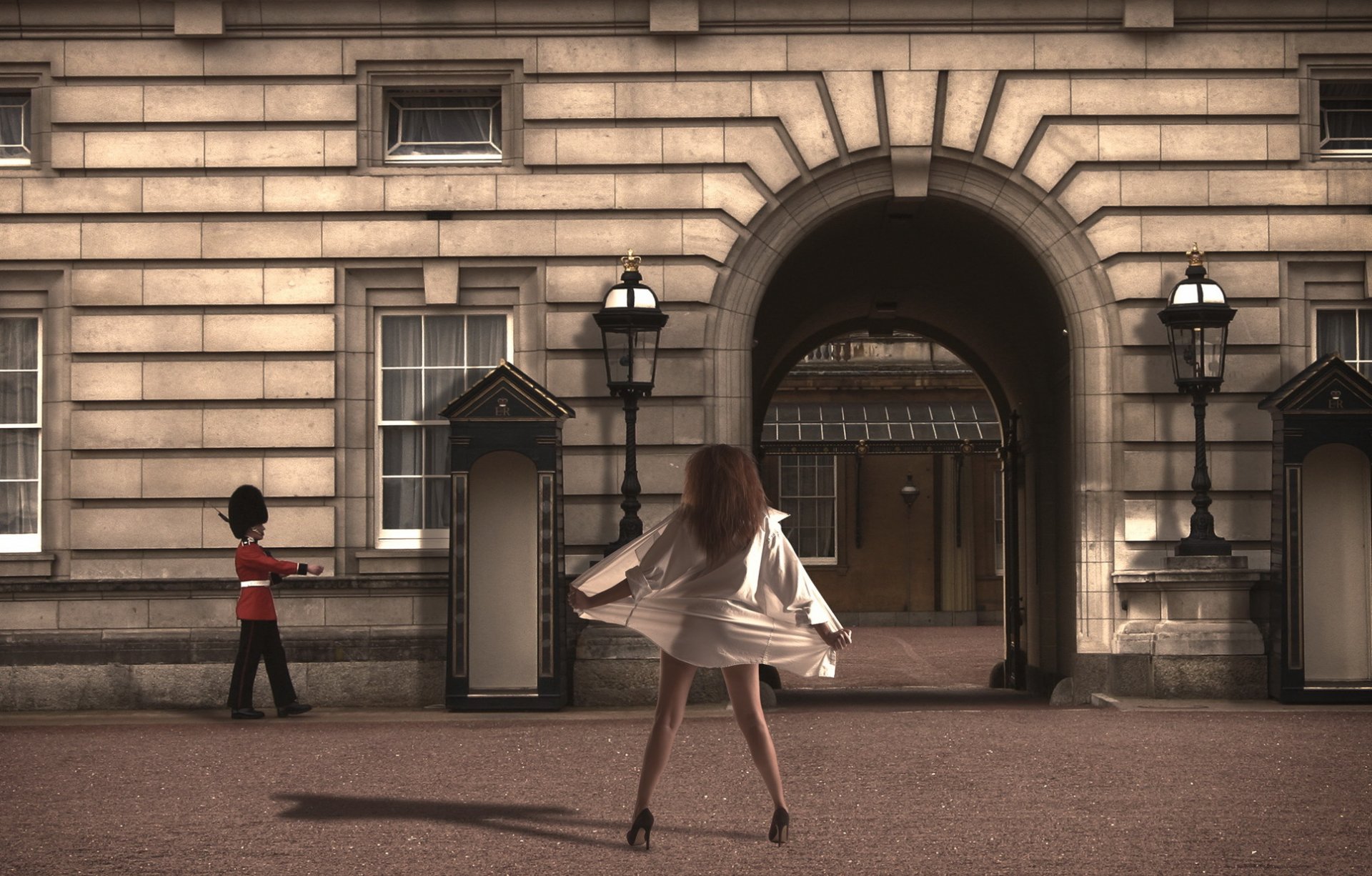 la jeune fille les soldats rue