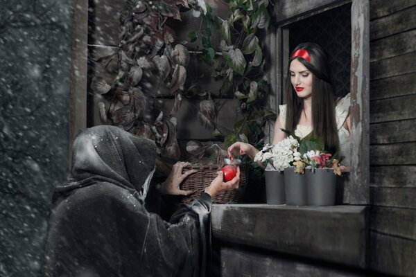 Based on the fairy tale snow White and the seven Dwarfs