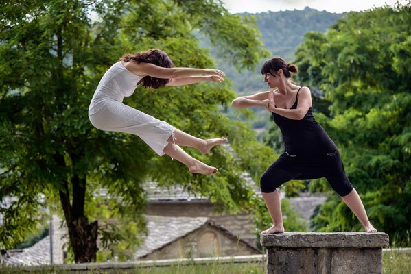 Artes marciales entre las niñas. Fuerza moral