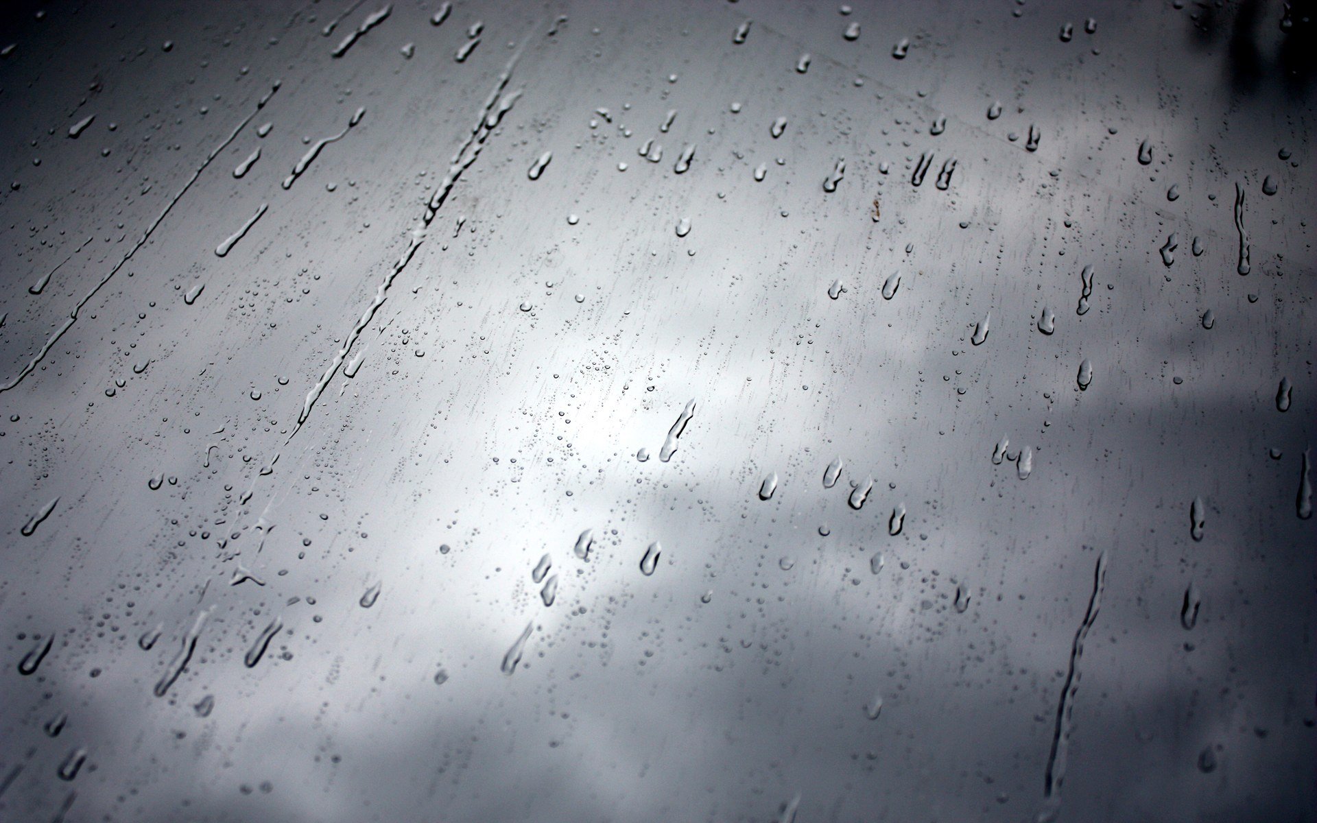 día lluvioso lluvia vidrio ventana gotas cielo blanco y negro