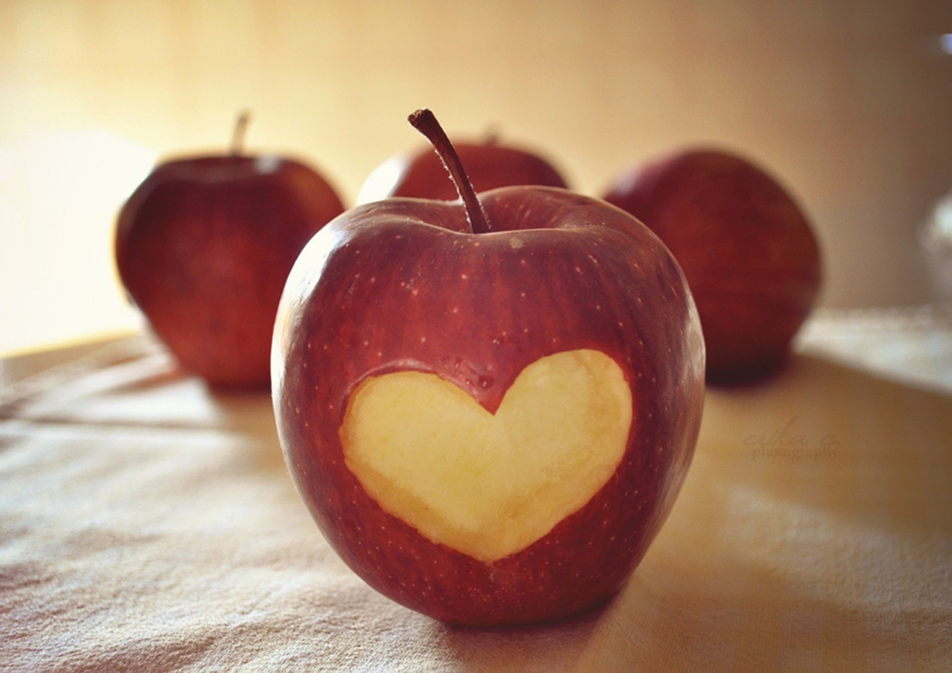 mood close up valentine s day 14 february love feeling creative apple fruit heart