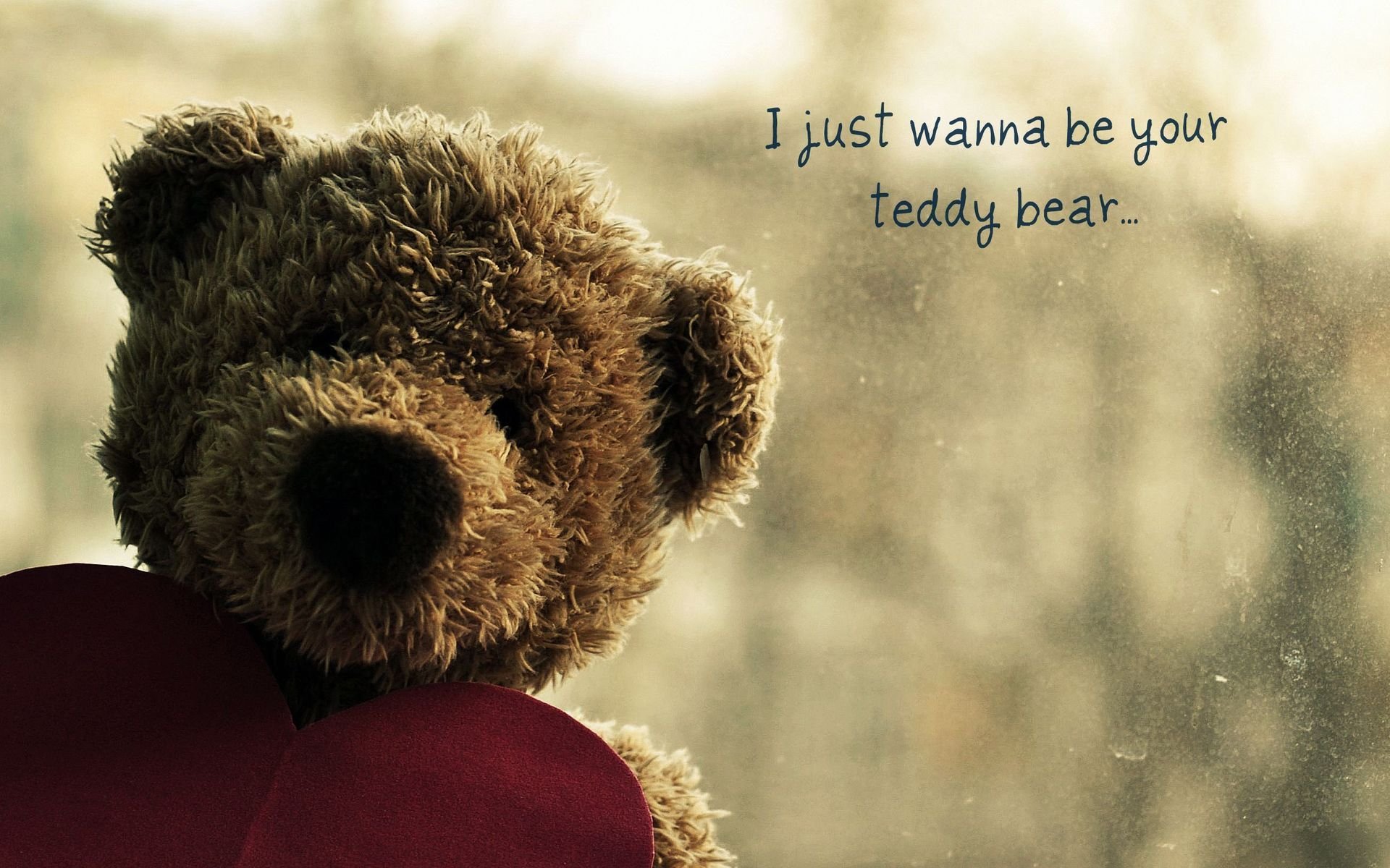 teddybär teddybär bär herz herz traurigkeit liebe plüsch