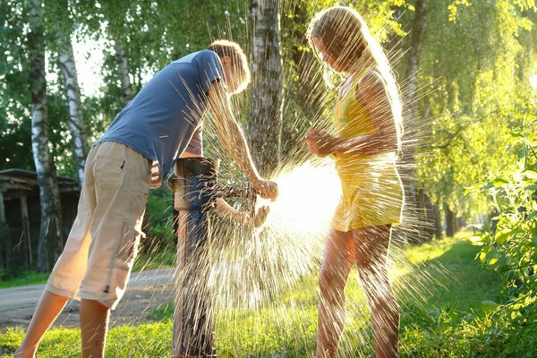 Funken der Liebe zwischen den beiden