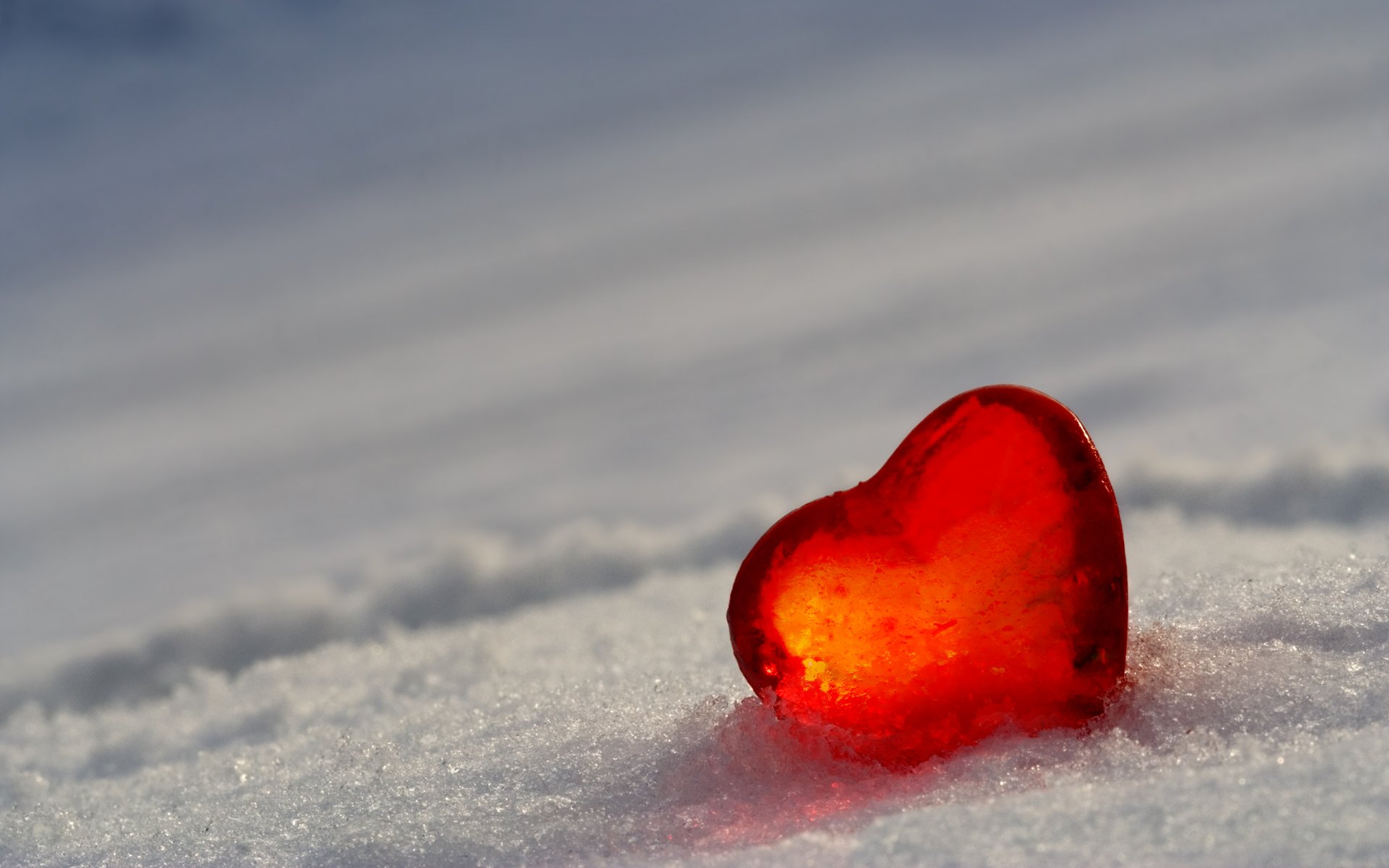 heart snow