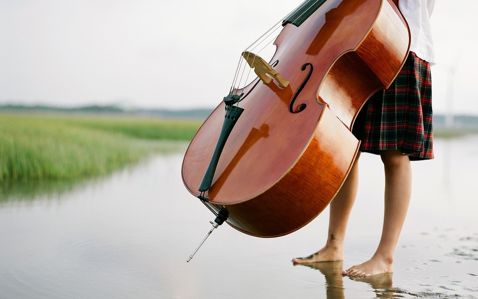 stimmung wasser strand mann musikinstrument