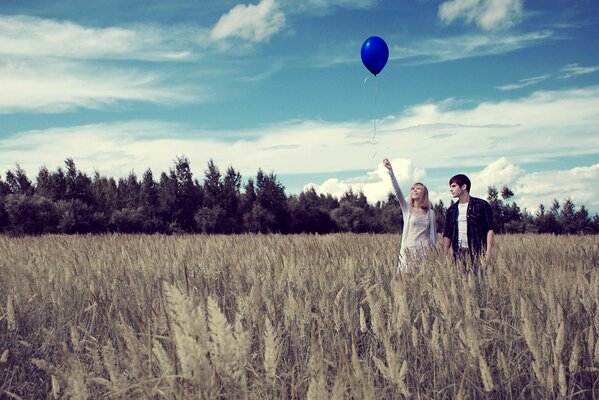 Photographing with a ball in the field