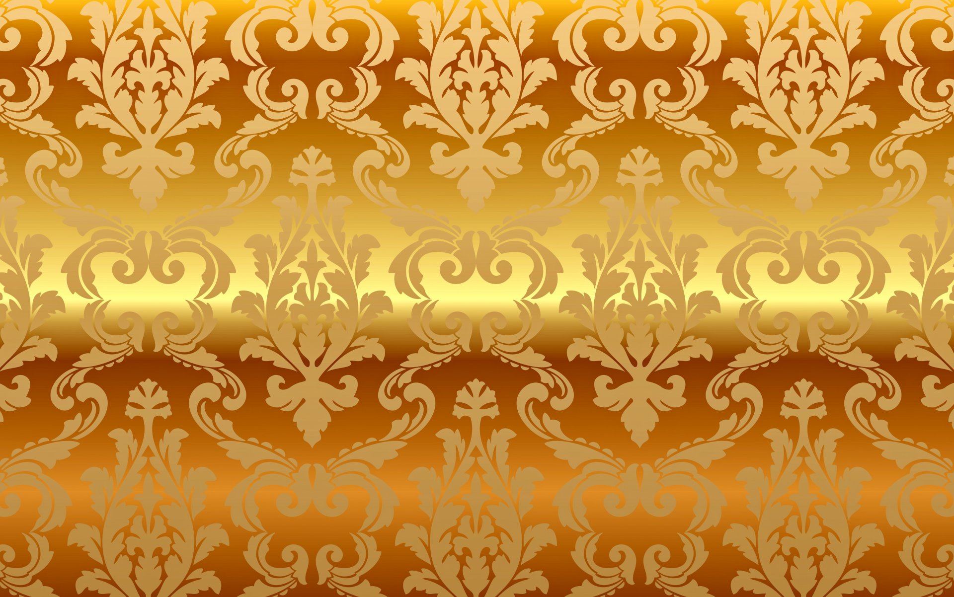 oro modelo vintage gradiente vector fondo oro patrón ornamento