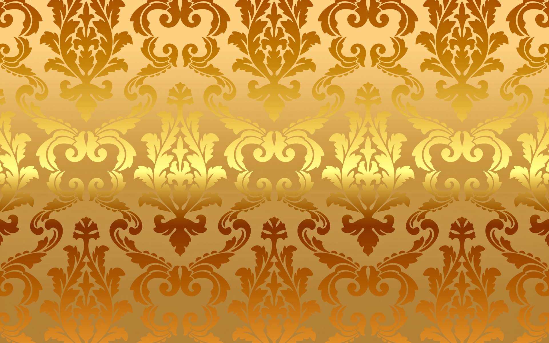 oro modelo vintage gradiente vector fondo oro patrón ornamento