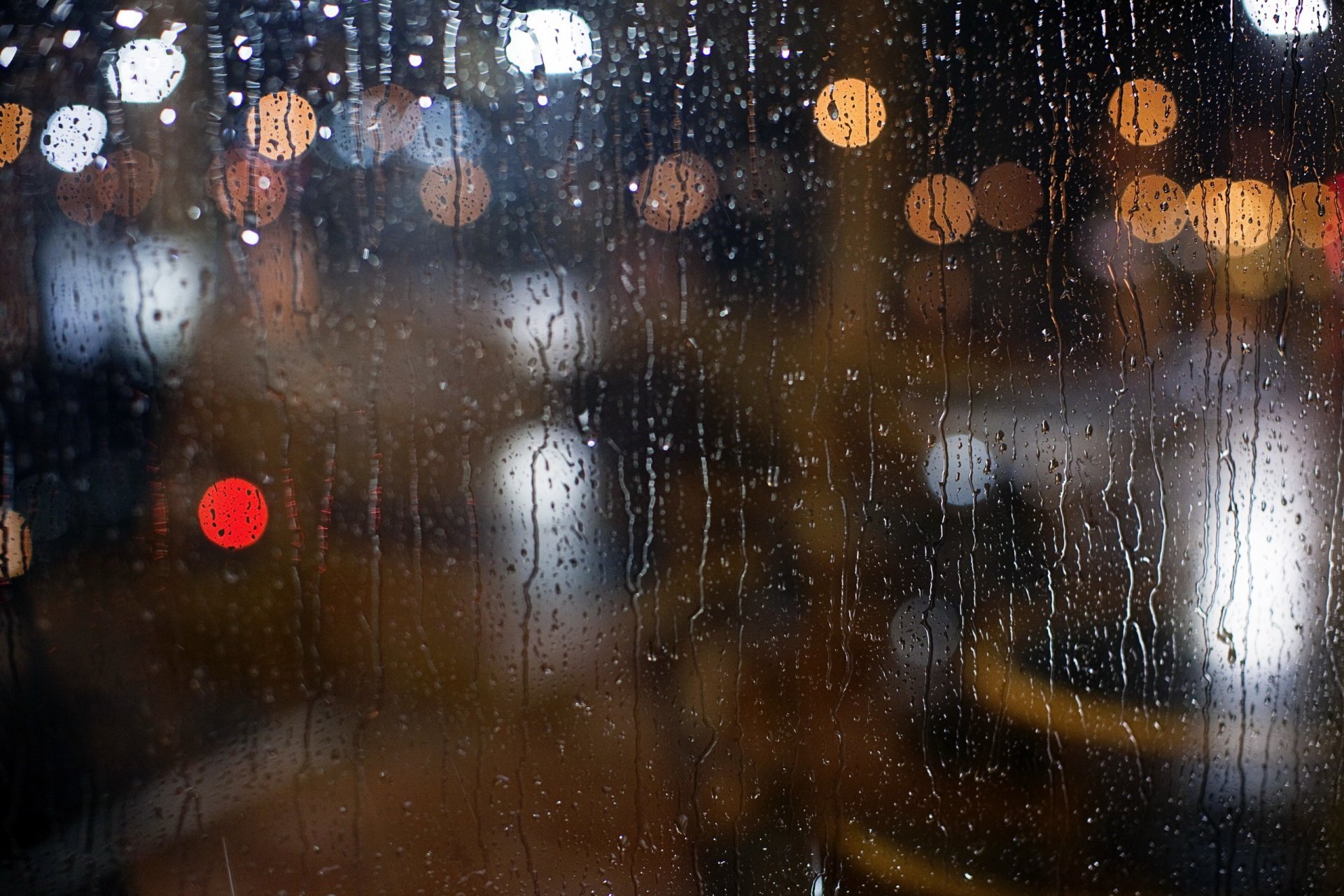 glass rain background