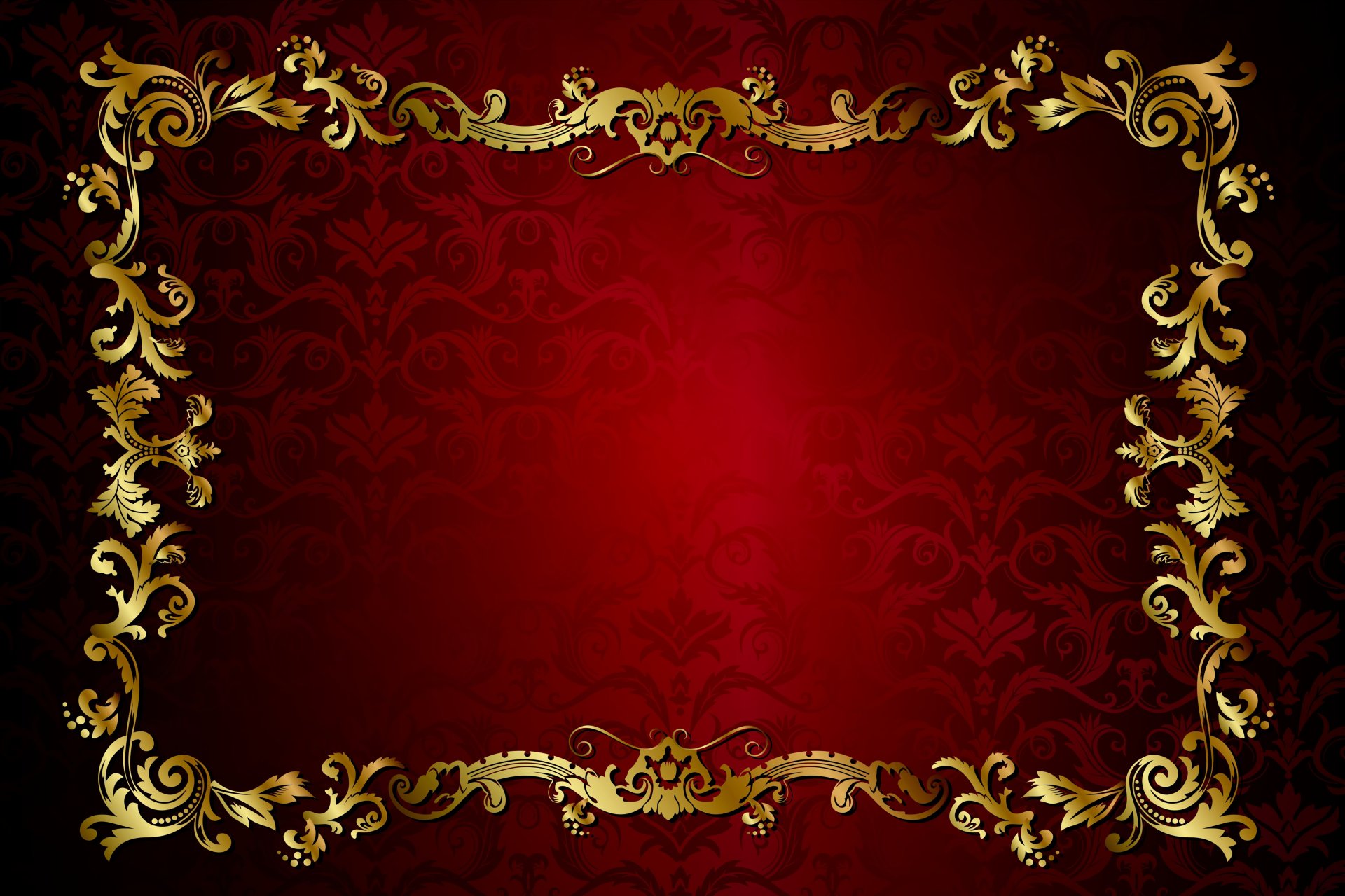 rosso scuro oro vintage modello gradiente vettore texture sfondo vintage retrò modello ornamento