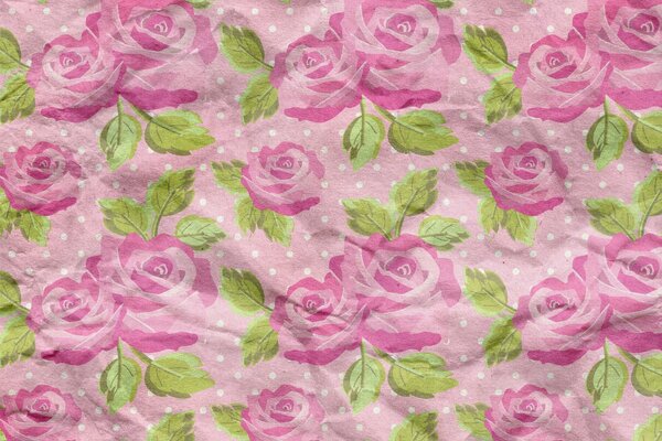 Stare tapety w postaci różowych róż