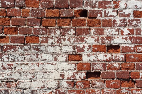 Image d un mur de briques en ruine