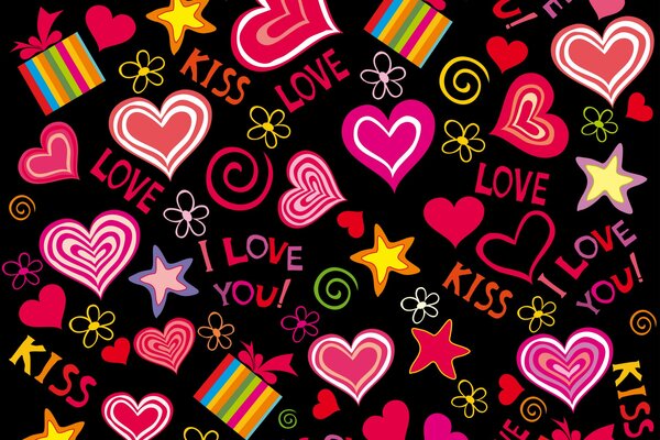 Lots of vector romantic images