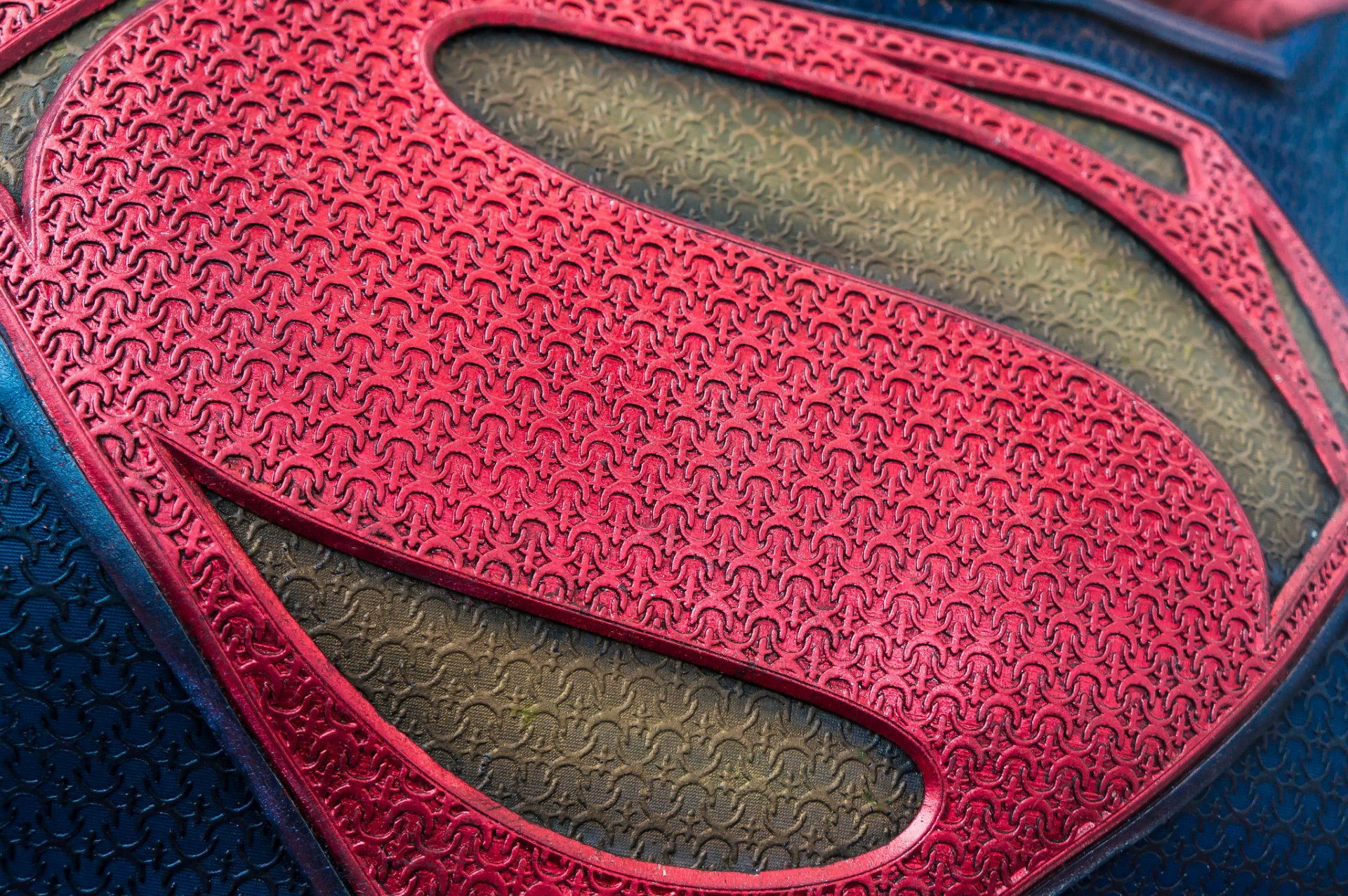 colore emblema superman sfondo