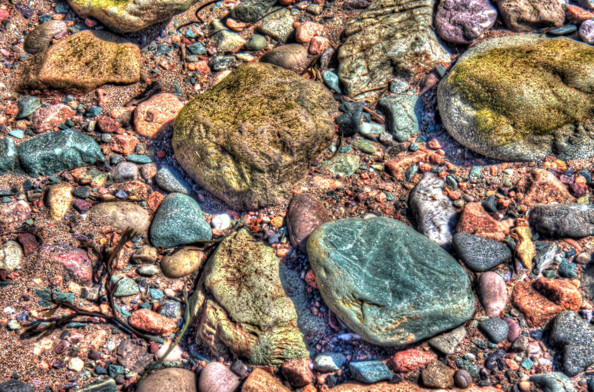 costa piedras color hdr