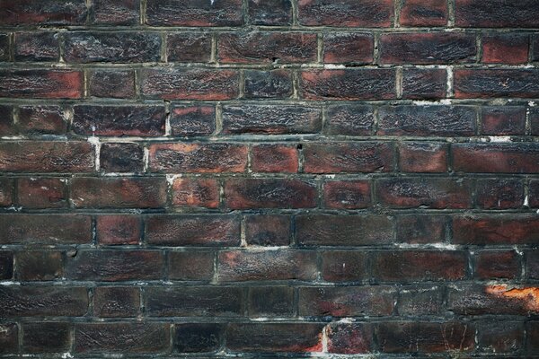Dirty brick on the wall