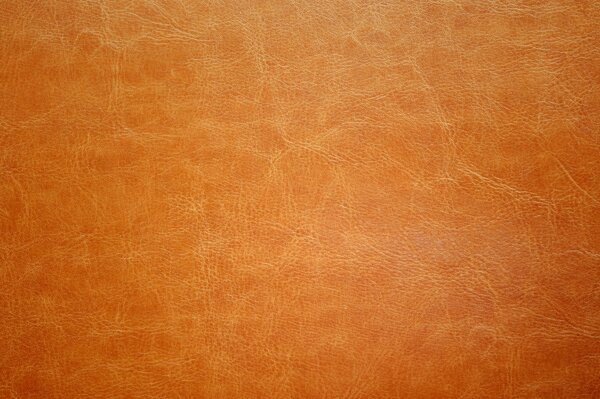 The leather texture is bright brown