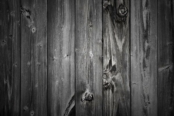 Elegante recinzione in legno grigio