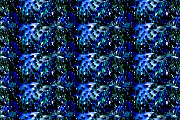 Multicolored dark blue pattern. Texture drawing