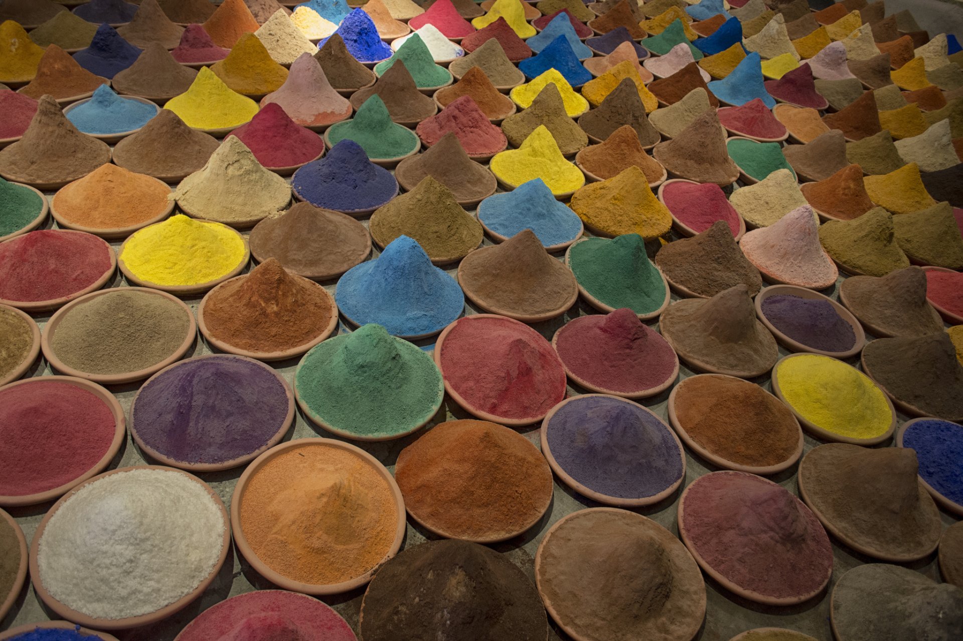 dish powder paint installation venice biennale