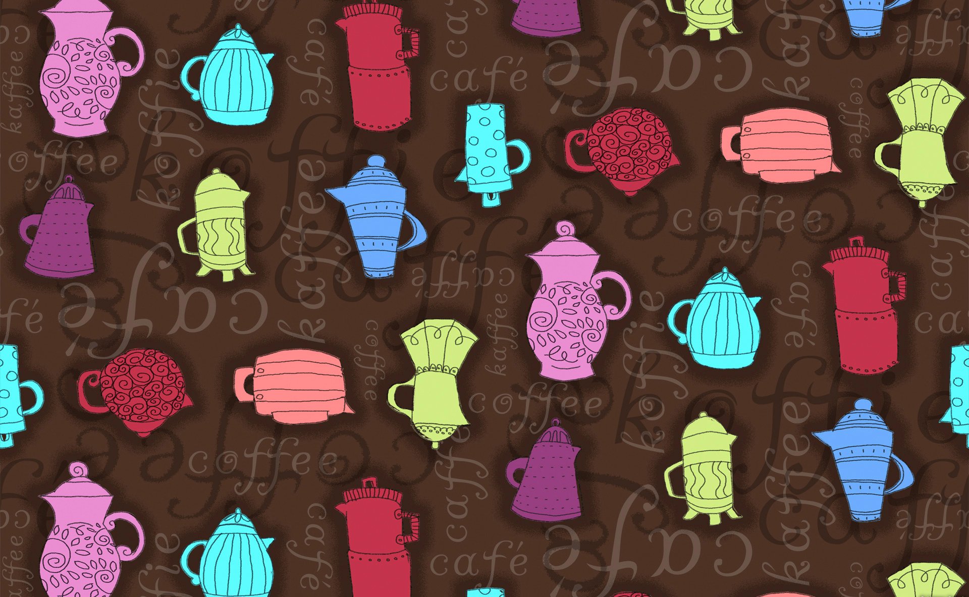 teapot coffee pot coffee text drawing