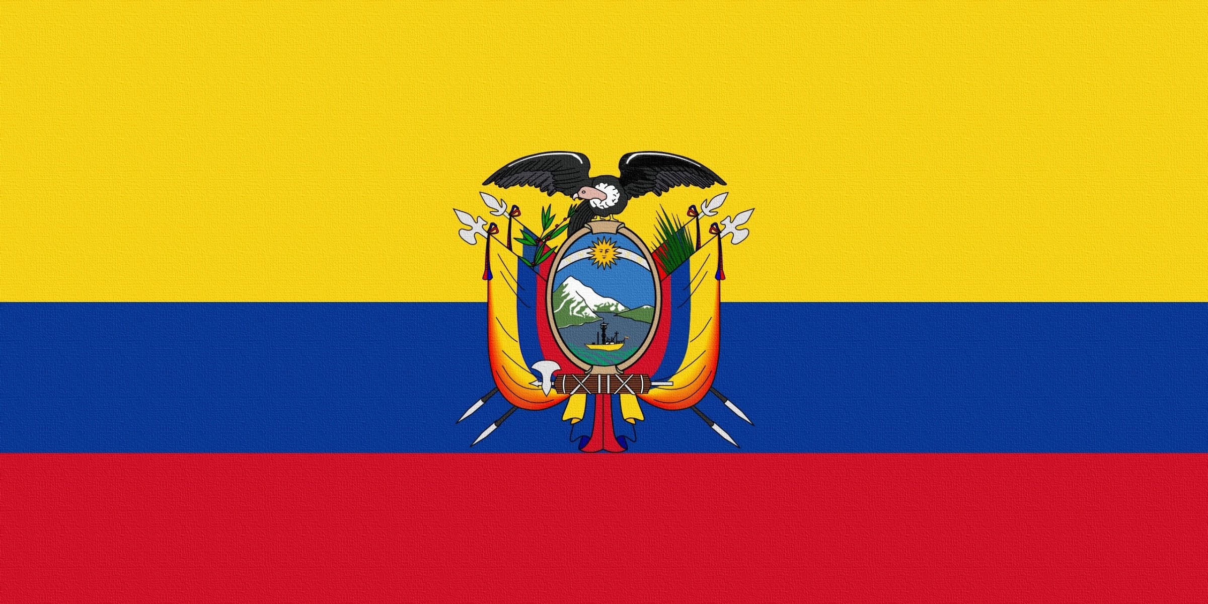 flagge ecuador wappen