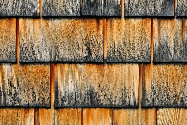 Golden-brown background of a wooden roof