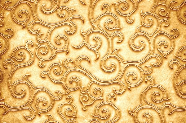 Texture golden pattern. Color Model