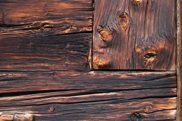 Textura de madera de tablas quemadas