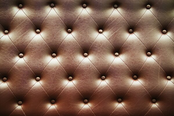 Leather sofa, pattern texture